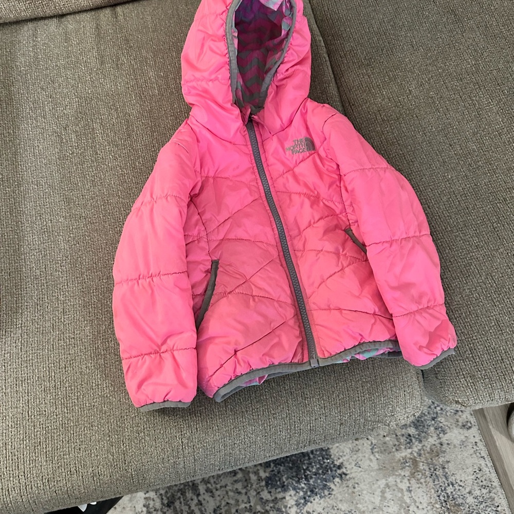 The North Face Fuchsia Quilted Jacket